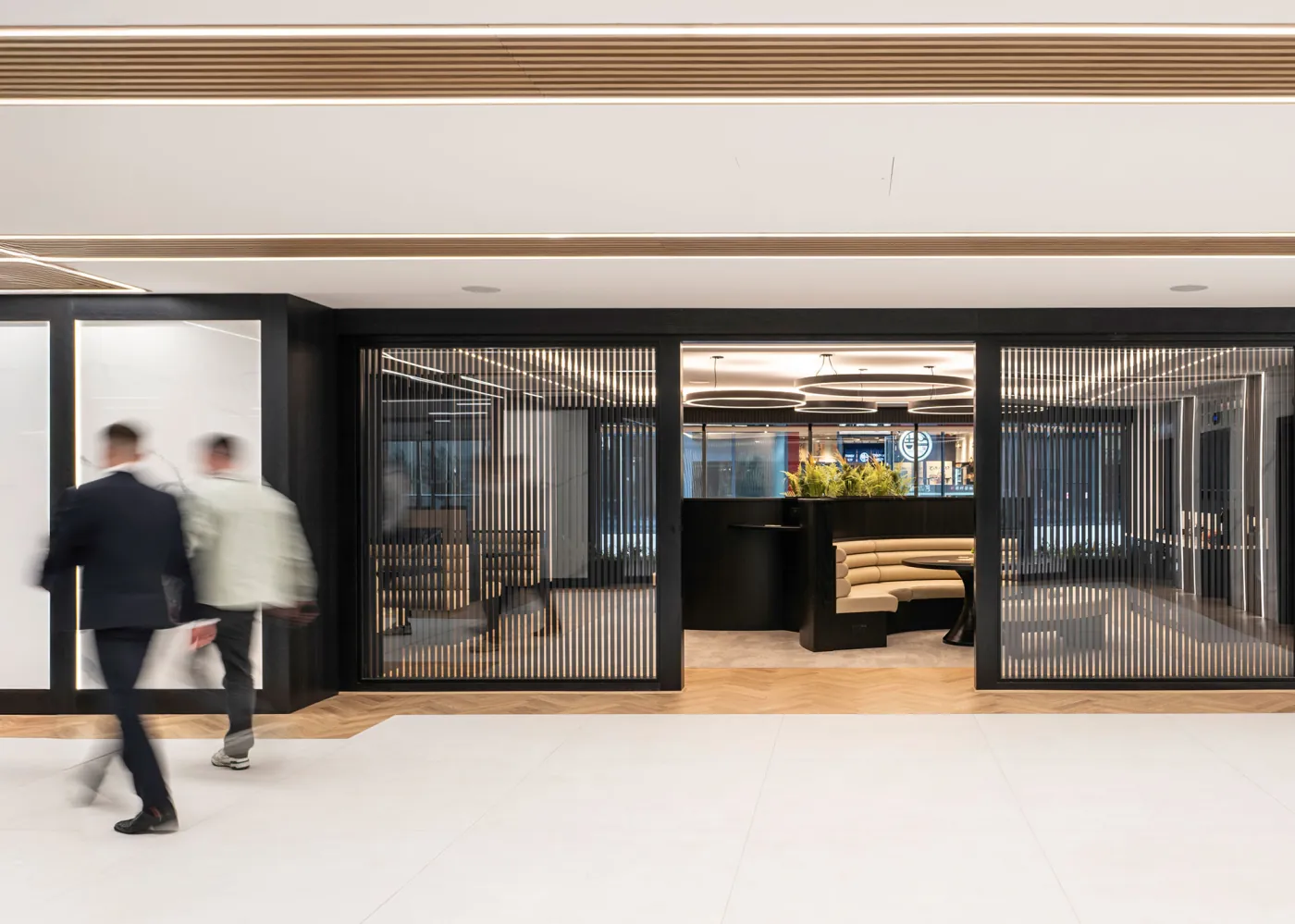 Business lounge entrance